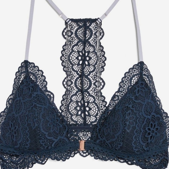 NIB! 🌊Topshop Padded Lace Bralette - Picture 2 of 3